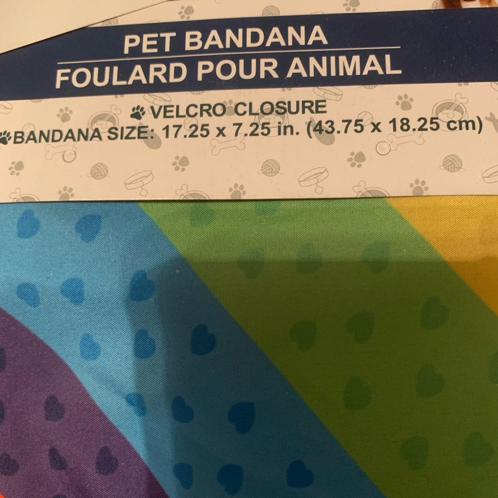 Pet Bandana Small for Dog or Cat NEW in Package - Picture 2 of 6